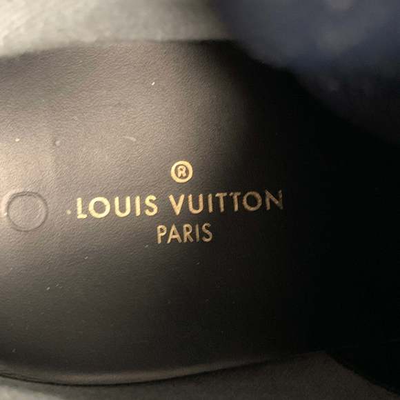 LOUIS VUITTON Black Patches Leather Metropolis Ranger Boots - Picture 7 of 9
